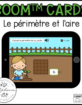 Cartes BOOM™ Le périmètre et l'aire