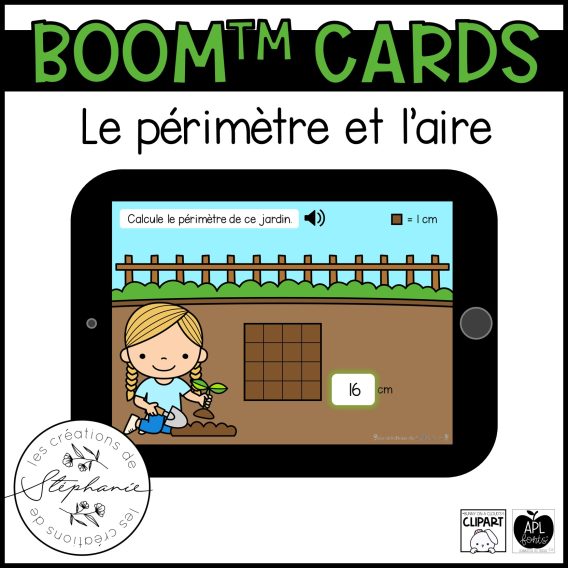 Cartes BOOM™ Le périmètre et l'aire