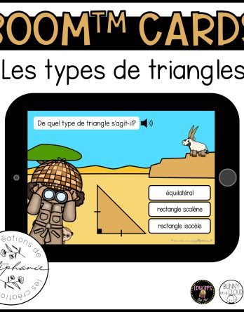 Cartes BOOM™ Les types de triangles