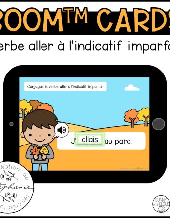 Cartes BOOM™ Verbe aller à l'indicatif imparfait