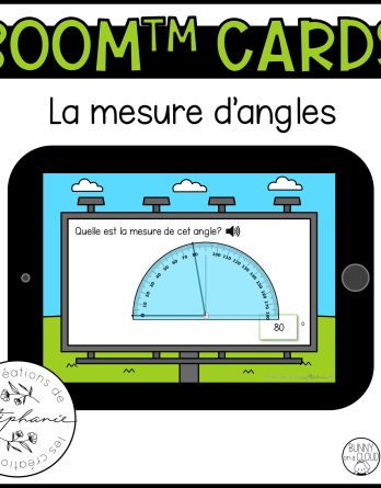 Cartes BOOM™ La mesure d'angles