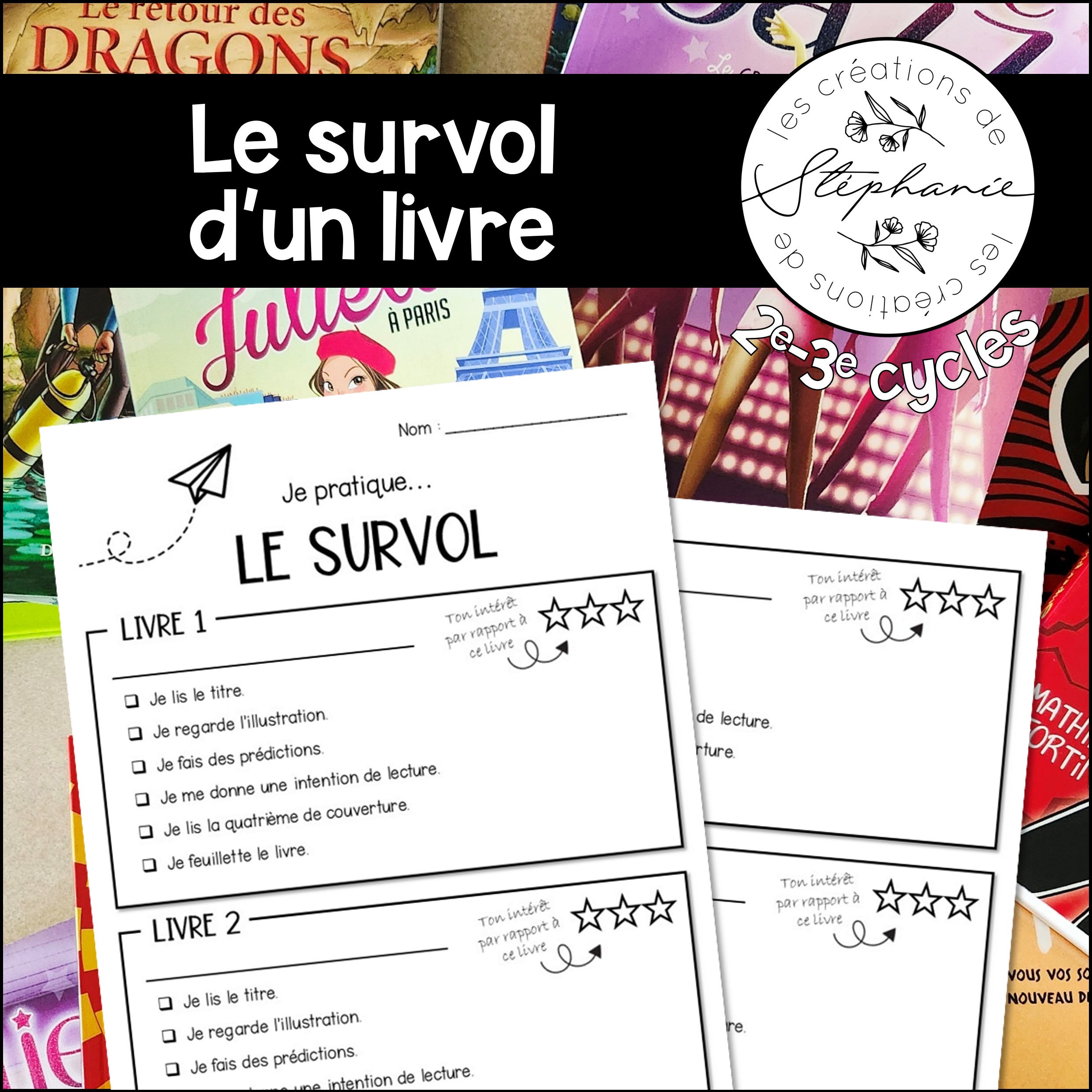 Le survol d'un livre